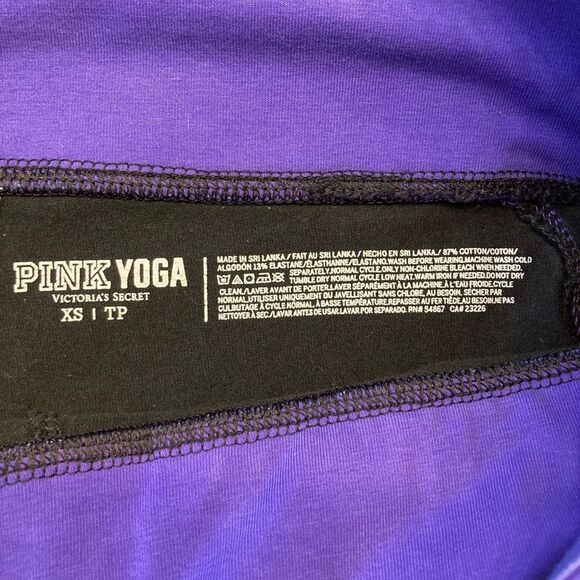 Victoria Secret Pink Capri Leggings Size XS Black - Picture 3 of 11